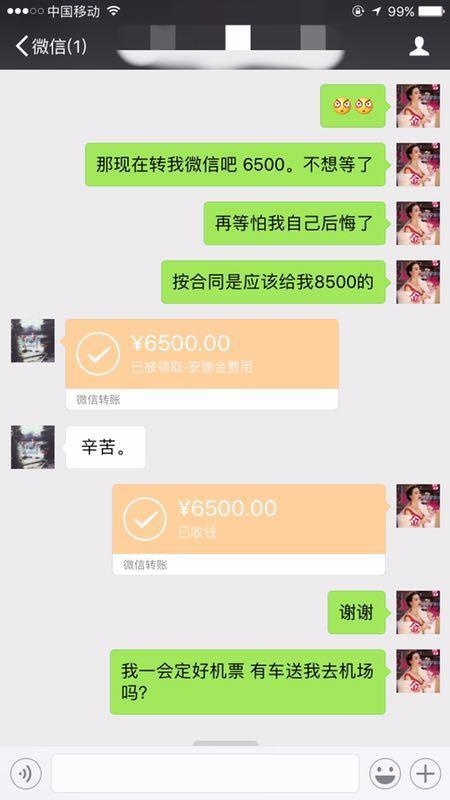 混血演员安娜金遭遇剧组拖欠薪水 微博爆料称