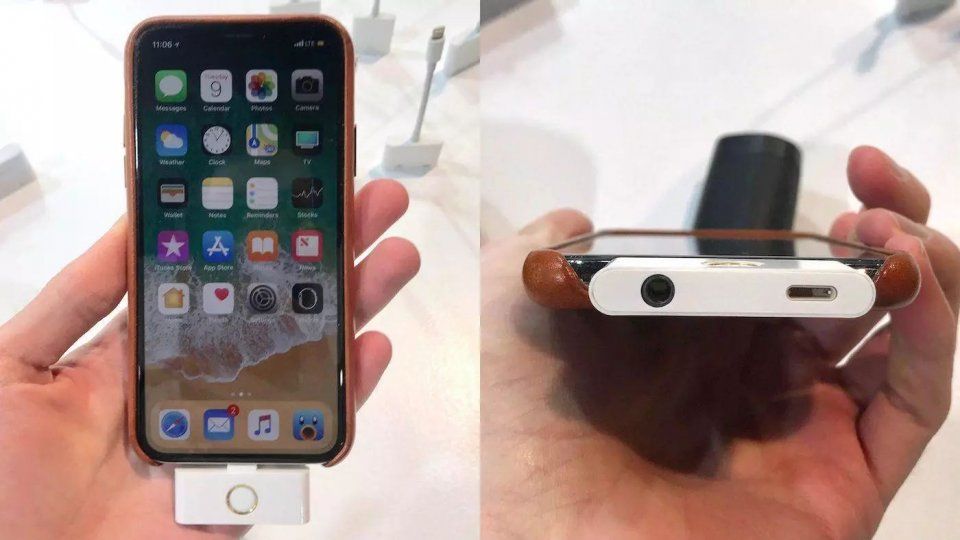 华强北推出iPhone X新配件,既可以指纹识别,又