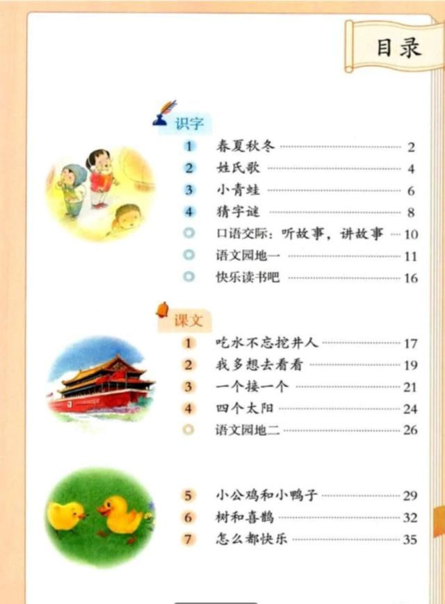 一年级下册语文电子课本及习题!死啃这份资料