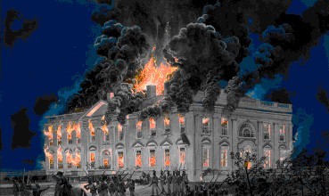 北面的领土扩张，在1812年，美国入侵加拿大，妄图向北方和东北方向扩张领土。最终几乎全线溃败，侵略战直接打成卫国战，还被加拿大人联合英国人烧了白宫。