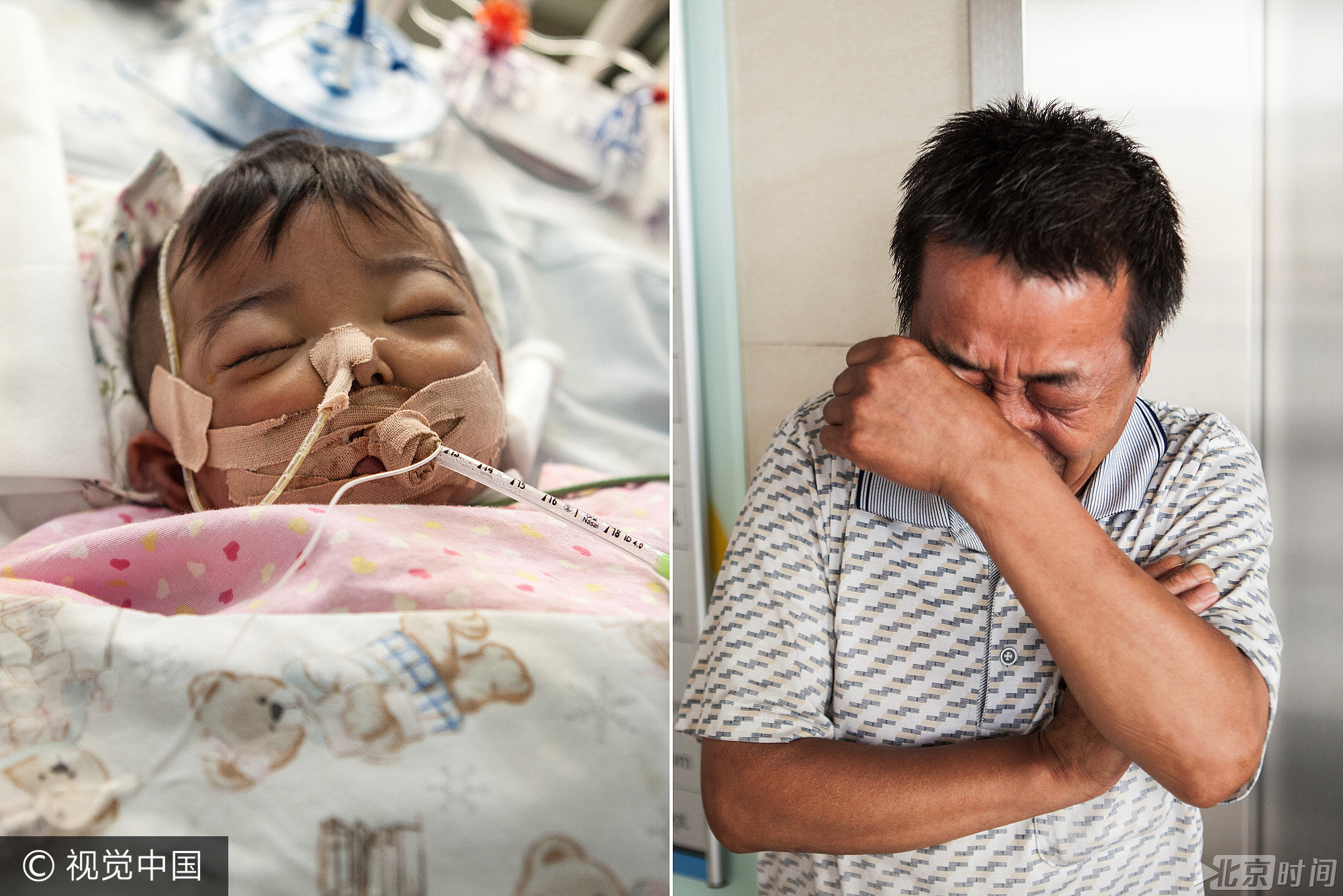 安徽太和，一5个月大的女婴出生后查出先天性胆道闭锁。女婴母亲称“花这么多钱治还不如再生一个”，将女婴送给打工的爷爷奶奶后留下一句“你们看着办，不行就扔了！”爷爷奶奶联系不到孩子父母，现已无钱治疗。