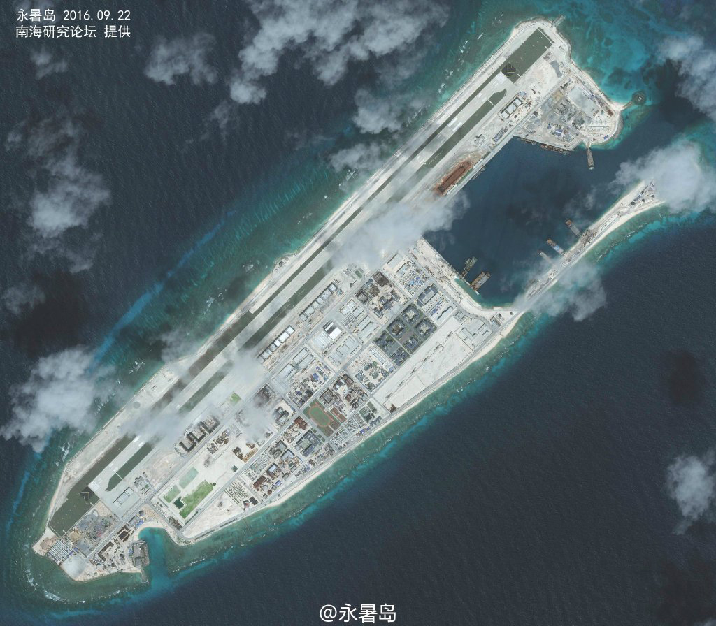 南海新动向:茁壮成长的永暑礁与渚碧礁曝新照 南海新动向:茁壮成长的永暑礁与渚碧礁曝新照