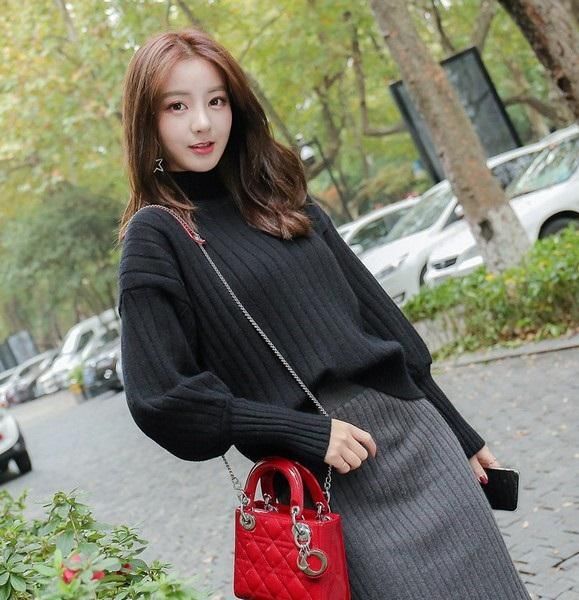 冬季内搭怎么搭不犯愁!女生毛衣穿搭时尚又淑