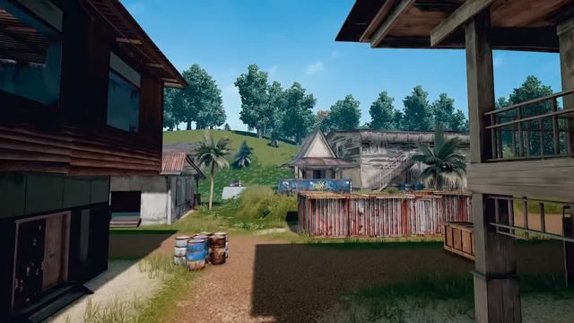 PUBG的4x4公里热带地图是'代号:野人',测试从