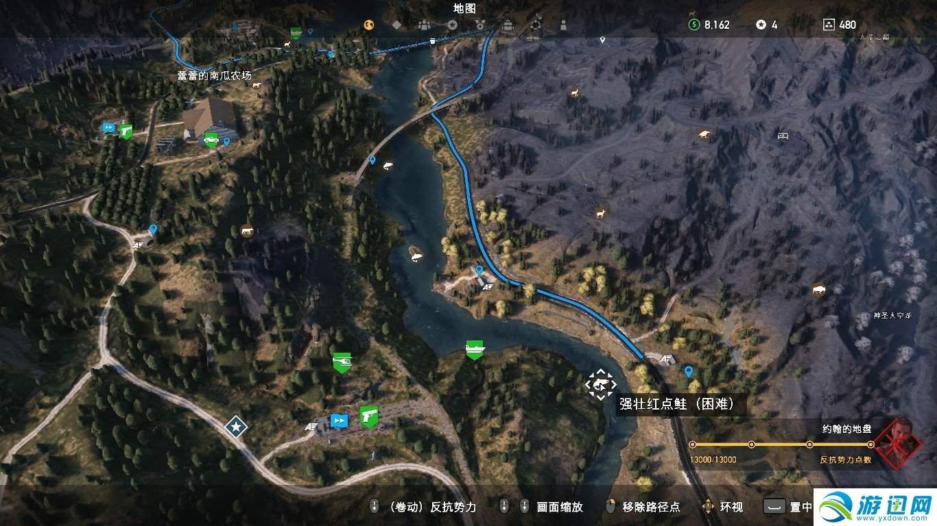 孤岛惊魂5打破记录的鱼点位置推荐以及钓鱼心