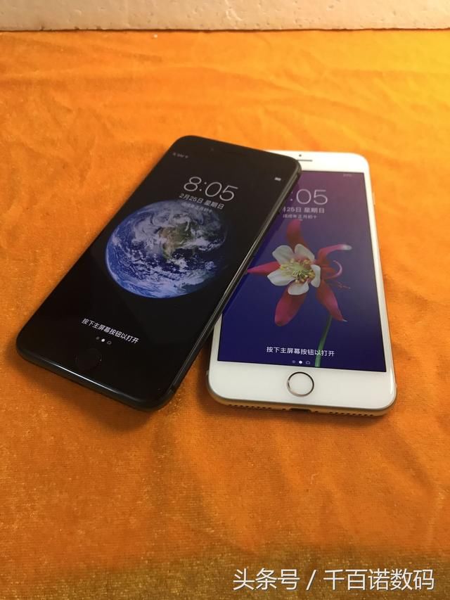 苹果iphone 8Plus黑跟金色实拍A11处理器3G运