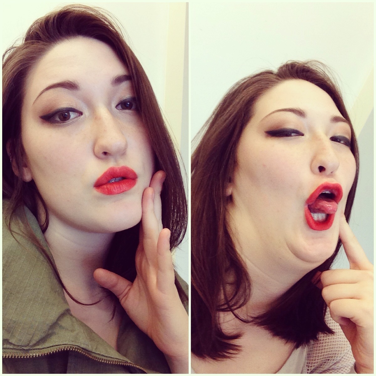 直击外国女生的搞怪自拍,美丽和惊悚就在一瞬间,最后一个太萌了