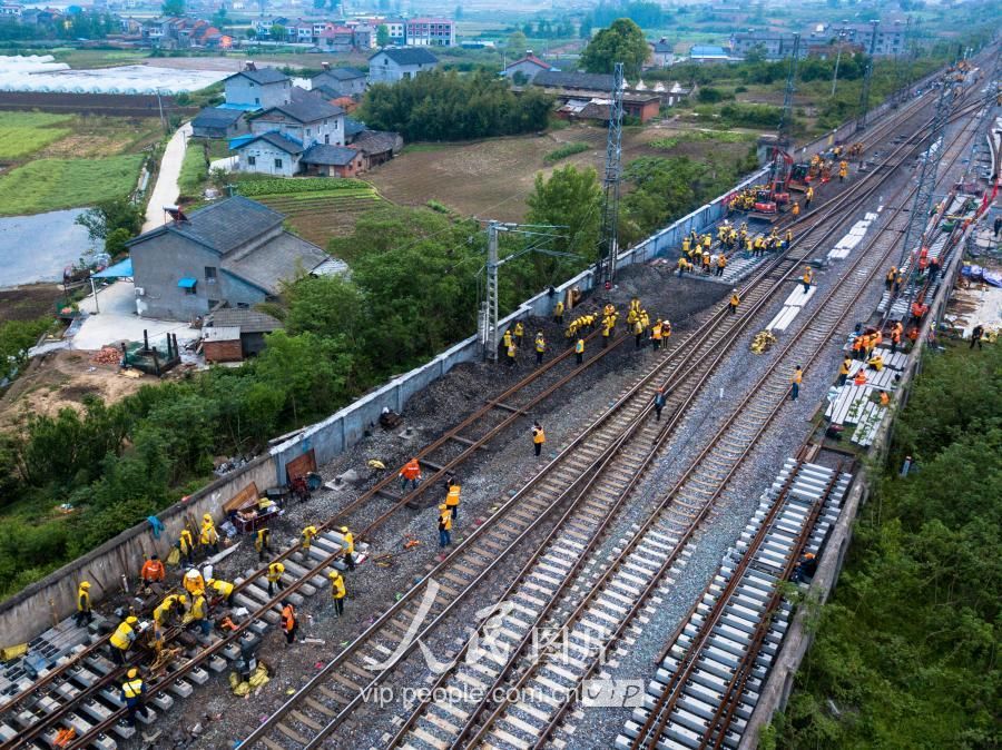 焦柳铁路第一阶段"集中修"全面打响