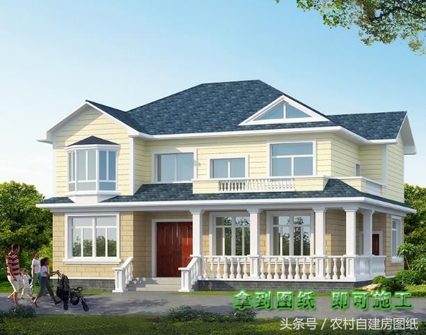 10款二层农村别墅设计图,第5款最便宜,第6款最
