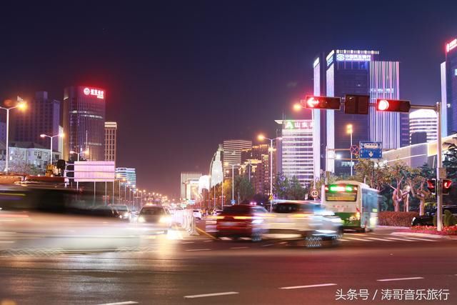 夜拍青岛崂山海尔路,涛哥音乐旅行随拍