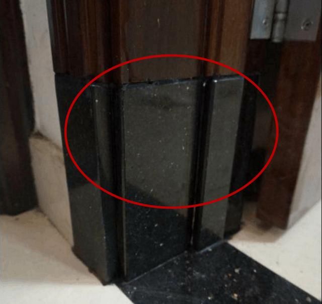 出租房门套脚烂了,还生虫,恶心!我把它这样处理