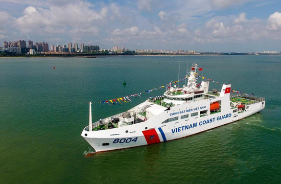 中越海警开展2018年首次北部湾共同渔区联合检查