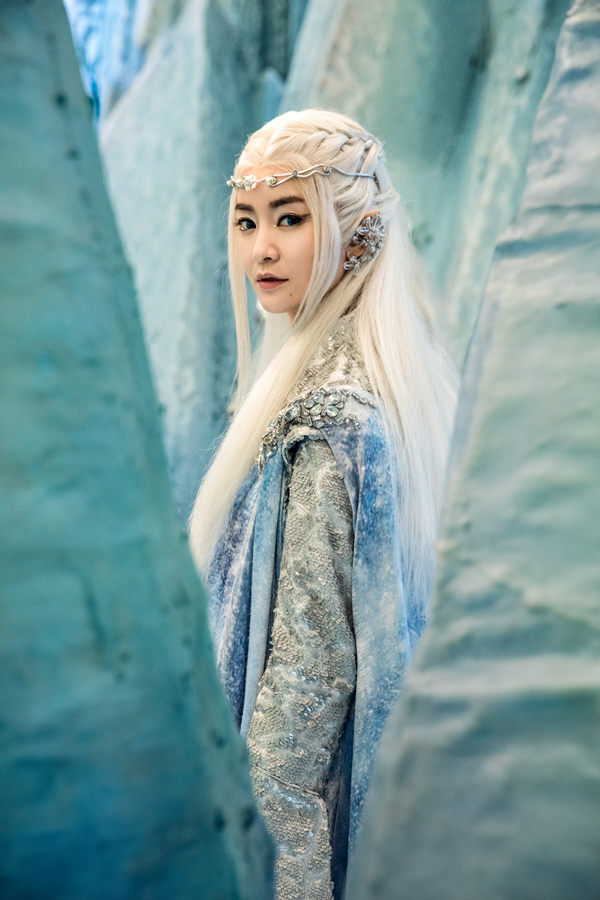 李晟幻城剧照曝光化身冰族王妃华丽上线