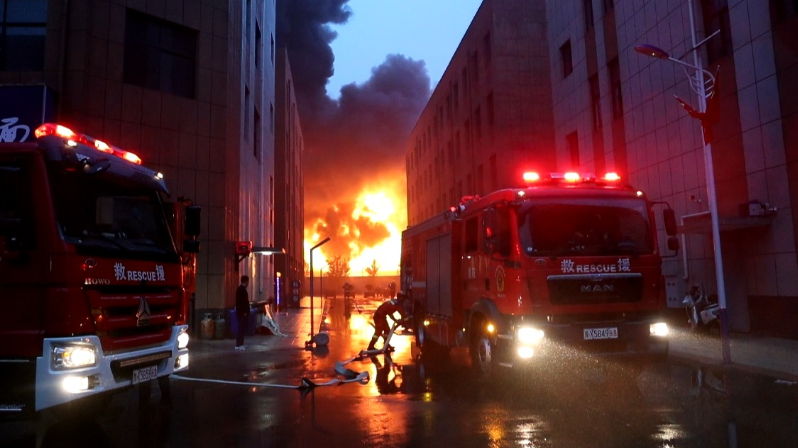 河南安阳一厂房发生火灾 事故已造成36死2伤 仍有2人失联 河南安阳一厂房发生火灾 事故已造成36死2伤 仍有2人失联