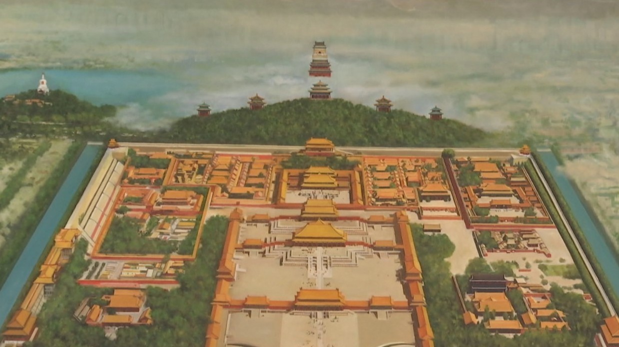 巨幅油画《壮美中轴》落户正阳门  多项签约助力遗产保护