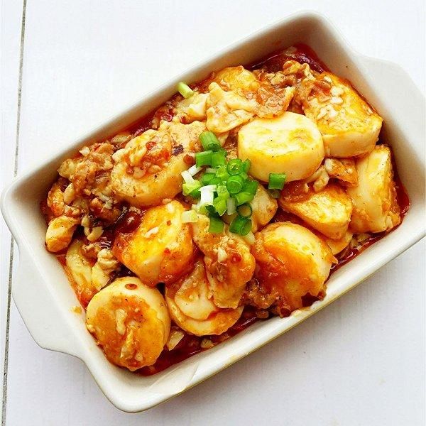 宝宝夏季超爱吃的开胃菜,肉末烧日本豆腐家常