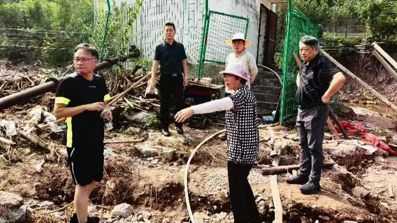 成功了!石景山支援门头沟雁翅镇自备井出水啦 成功了!石景山支援门头沟雁翅镇自备井出水啦