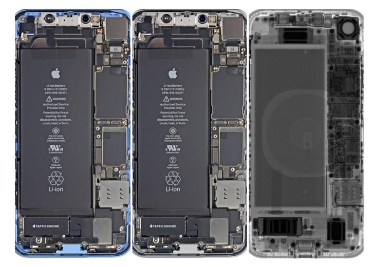 iFixit放出苹果iPhone XR/XS内部结构壁纸