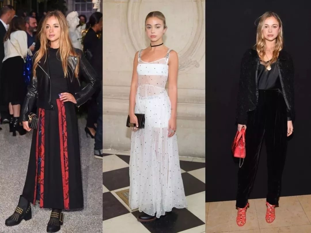 红衣小女孩便是幼年Amelia

继承了皇室的优异血统的Amelia却不甘于依靠强大的家庭背景吃饭；

她不仅在爱丁堡大学专攻了法语和意大利语专业，还凭着自己对时尚的敏锐嗅觉先后去到Hermes、Chanel和Bvlgari实习，参加各种大牌活动和时装周。