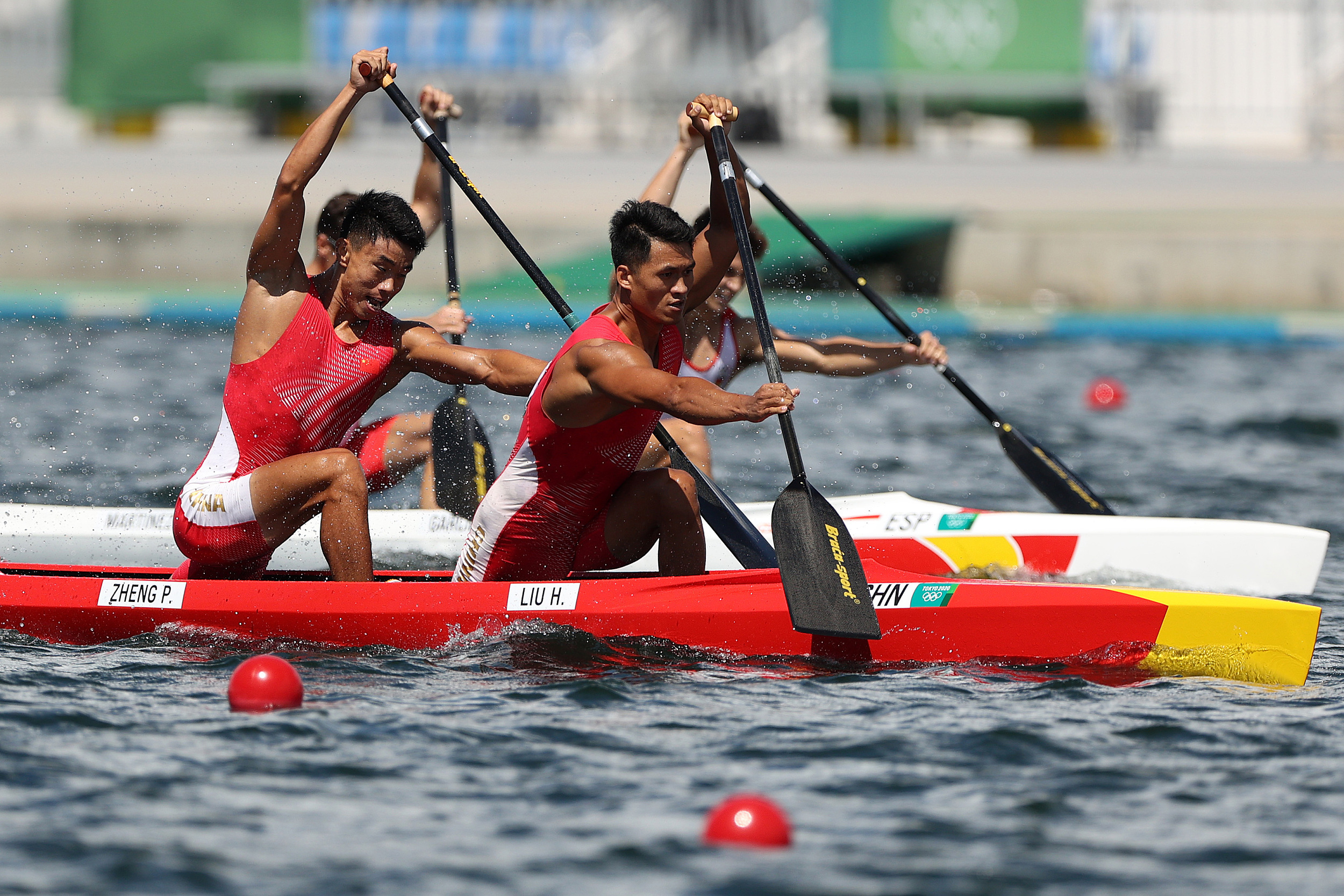 刘浩/郑鹏飞夺得东京奥运会男子1000米双人划艇银牌
