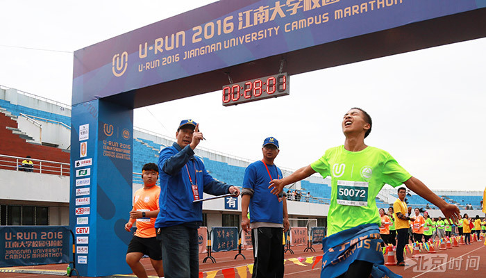 U-run2016年江南大学校园马拉松现场