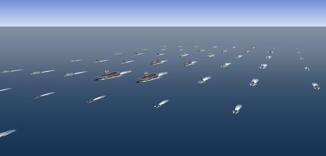 2019海上大阅兵:双航母编队是最大看点!