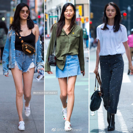 满满大长腿 维密面试中国模特街拍盘点