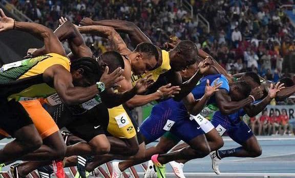 里约奥运会百米决赛,博尔特虽然赢了,但是整个