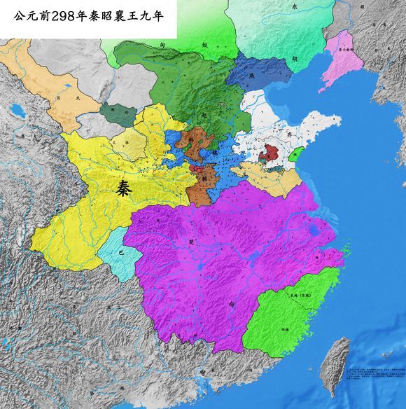 地图上的秦国--从秦献公到秦始皇时代的秦国地