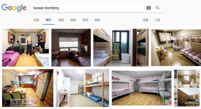 用谷歌搜索大学宿舍,外国宿舍和中国宿舍差距