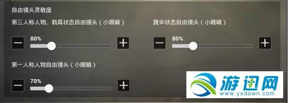 绝地求生刺激战场自由镜头灵敏度设置方法详解