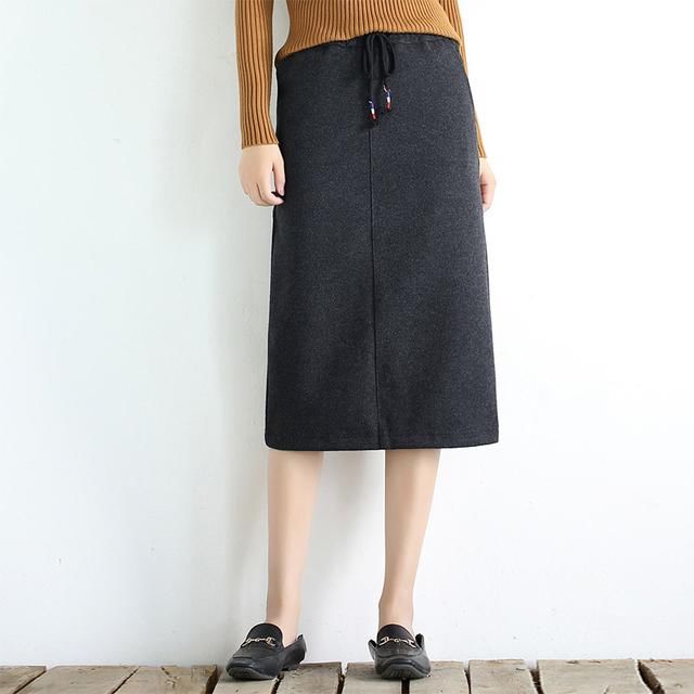 拿什么拯救你的梨形身材?当然是高腰A字半身