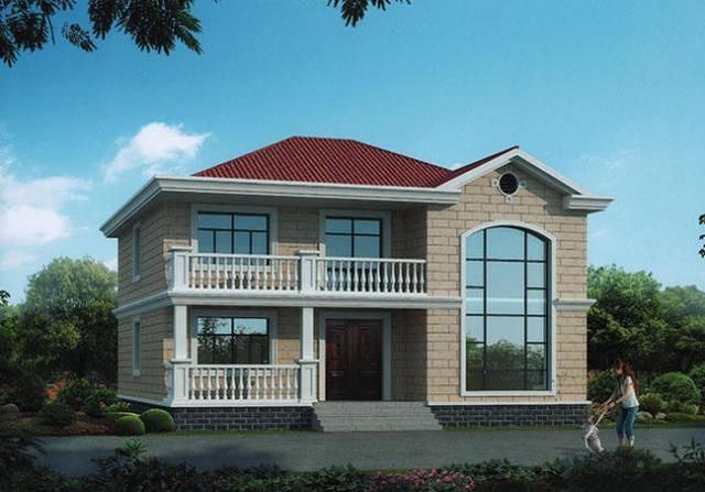 二层别墅设计图纸别墅设计图纸新农村楼房屋自