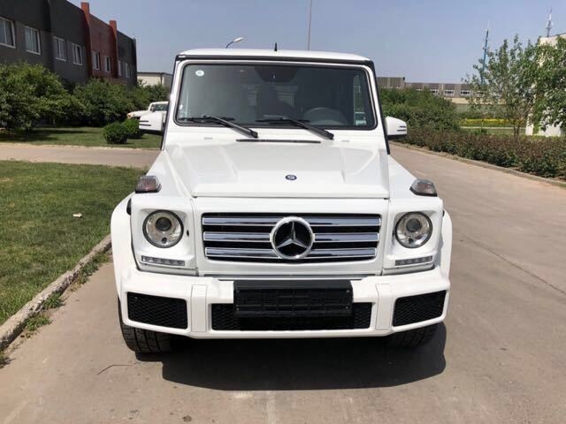 18款平行进口奔驰g350柴油白色现车实拍 18款奔驰g350现车报价