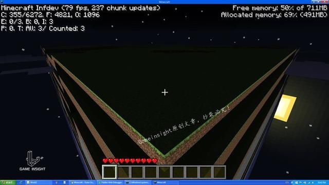 《我的世界》旧版边境之地的独特景观,8年以上