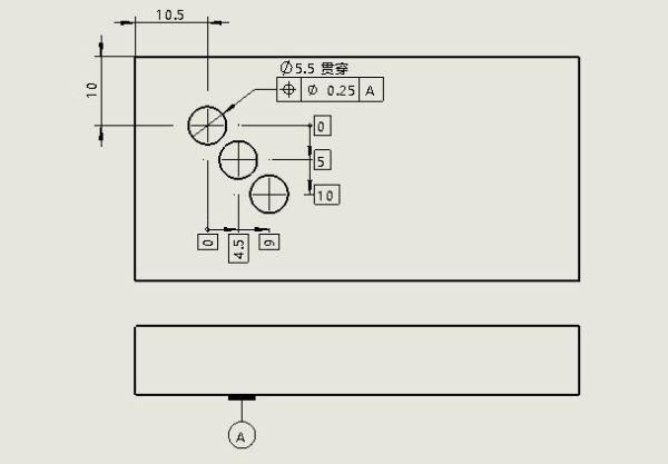 机械制图里共线孔的尺寸标注方法哪种最好?