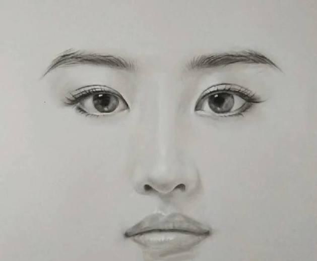 六大女星的手绘头像,迪丽热巴难找,杨幂最好认