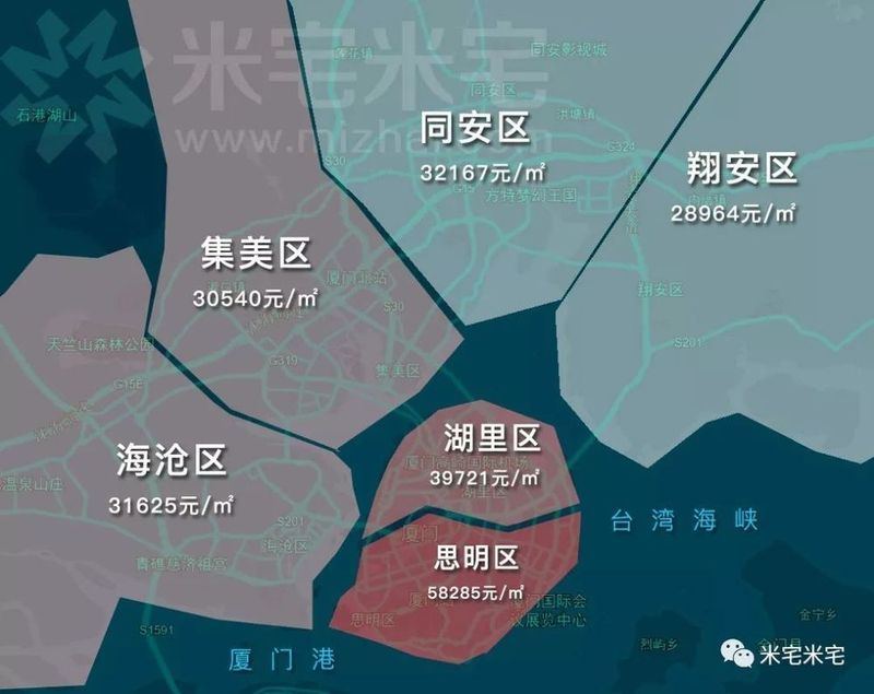 热点城市房价地图!福州厦门二手房都跌了?