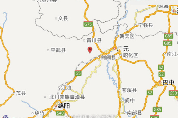 青川地图高清版大地图图片