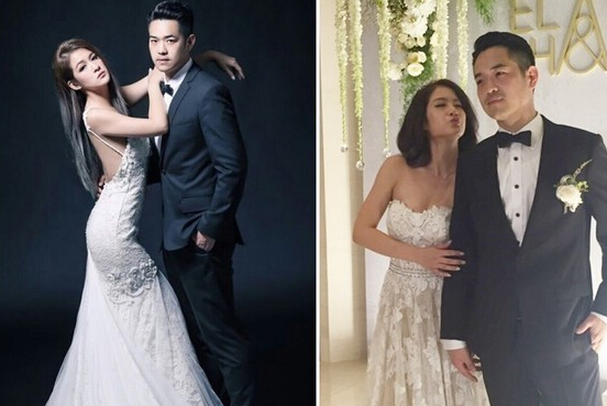 安以轩表妹大婚将淡出娱乐圈 与老公陈荣炼拍照