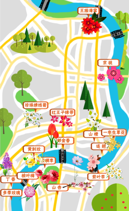 送你一份赏花图,春光烂漫不辜负,吉林市城区赏花全攻略