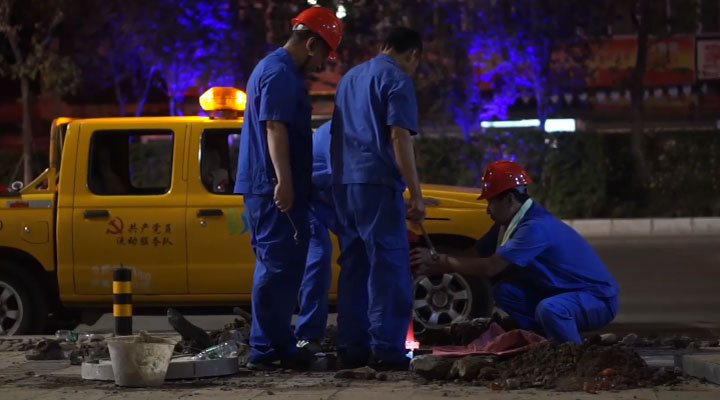 城市用水公益广告-管道抢险维修 城市用水公益广告-管道抢险维修