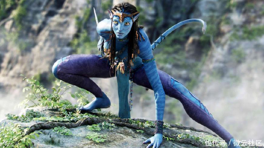 卡魔拉一身绿,《阿凡达》女主一身蓝,才发现2