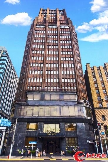 图说:邬达克的知名设计作品--国际饭店 资料图 种楠 摄