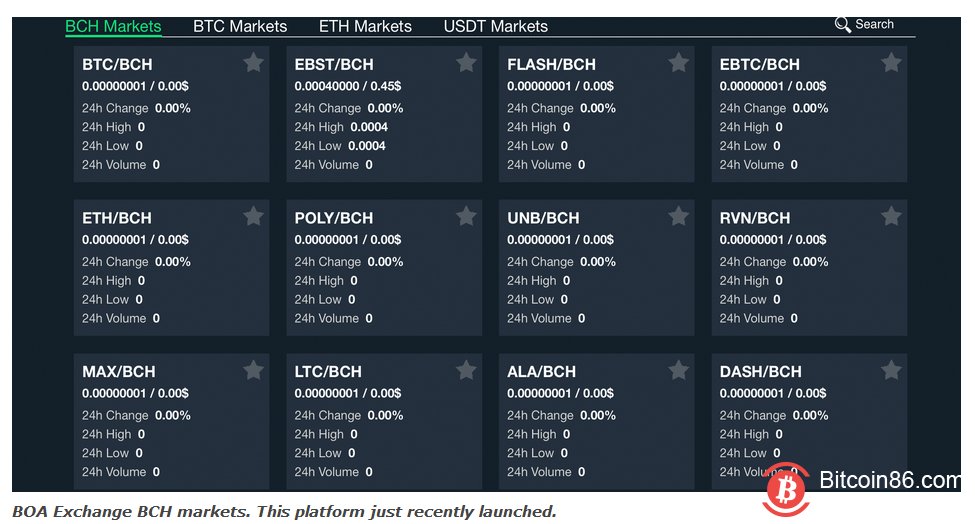 以比特币现金为基础货币的加密货币交易所有哪