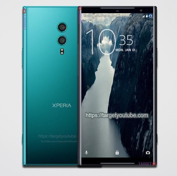 索尼全面屏概念机曝光:延续硬朗风格借鉴三星