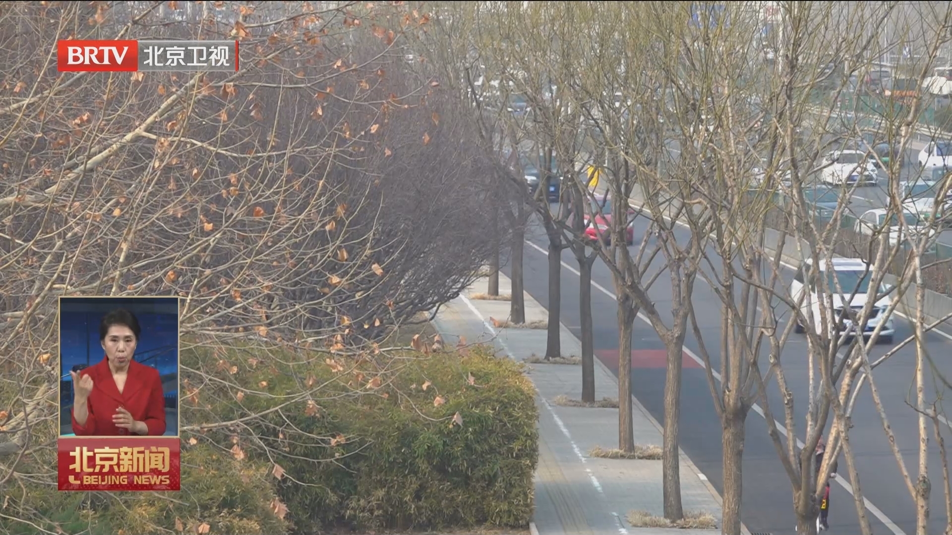 北京出现今春首场沙尘 全市均值达到3级轻度污染