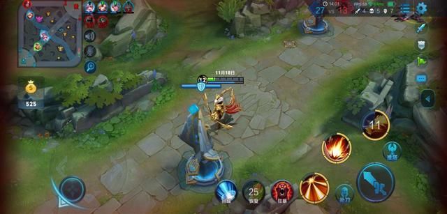 荣耀Play游戏数据实测,王者荣耀帧率稳定60,表