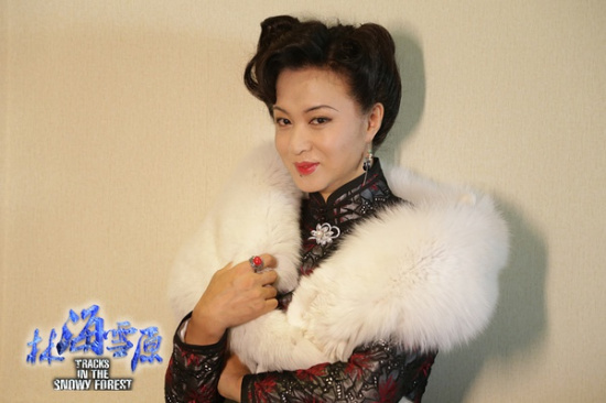 图说:金星在新版《林海雪原》中饰演蝴蝶迷 网络图