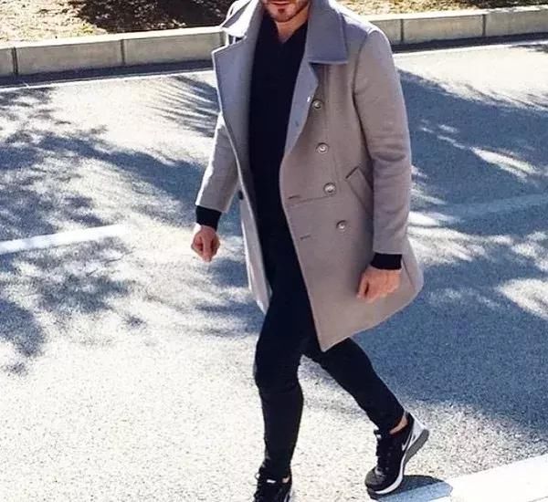 男士大衣长度和颜色的选择